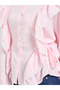 Pink Solid Long Sleeves Regular Shirt - 4