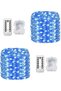 Fairy Lights 2Pack, 32.8FT 100LED Twinkle string Lights Battery Operated with Remote Control, 8 Mode