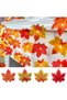 Maple Leaves String Light,Fall Thanksgiving Decorations Pumpkin String Lights,3M 20LED Halloween Pum