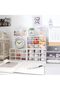 Mini Storage Drawers, Small Desk Organizer, Clear Plastic Craft Organizer - Wall Mountable & Stackab - 2