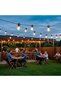 Outdoor String Lights 15M, 15Pcs E12 Sockets Warm White 2700K - 8