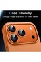 Camera Lens Protector for iPhone 17 Pro, Orange, 1-Pack - 7
