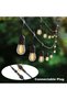 Outdoor String Lights 49FT with 15Pcs E27 Sockets Warm White 2700K - 7