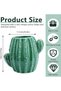 Cactus Pen Holder,Cute Ceramic Pencil Cup Desk Organizer - 7