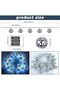 Led Disco Ball String Lights, 20 Pcs Mirror Led Party Light Glass Ball Light Decorative Light String - 2