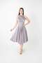 Glittery Fabric Halter Neck Midi Dress - Li̇la