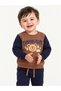 Baby Boy Broidery Sweatshirt and Joggers Set - 2