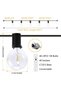 50FT Outdoor String Lights Mains Powered with 46PCS E12 Sockets - 6