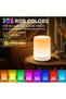 Rechargeable Nursery Night Light, Eye-Caring Touch Lamp, White - 4