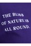 Purple Floral Graphic Oversized Cotton T-Shirt - 5