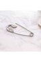 Giant Safety Pin Buckle - Silver