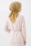 Soft Scarf, Leaf Pattern, Mustard - 3