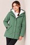 Premium Faux Leather Winter Coat with Fur-Lined Hood for Girls - 8