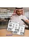دبابيس ثقيلة التحمل 23/6، سعة 30 ورقة، عبوة من قطعتين - 6