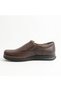 Coffee-Brown Leather Thermal-Sole Casual Men's Shoes - 3