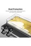 Screen Protector for Samsung Galaxy S22, 2+2 Pack - 6