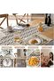 مفرش طاولة، مقاس 180 × 30 سم، مصنوع يدويًا من قماش الخيش، مزين بشرابات، بتصميم بوهيمي، منسوج من قماش عالي الجودة. - 7