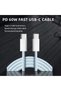 USB C Cable 1M, 60W Type C Cable USB C Cable 1M, 60W Type C Cable Fasting Charging Compatible for iPhone 15 Pro Max,16 PRO MAX iPad/Air, MacBook Pro/Air, Samsung - 2