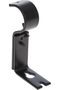 Adjustable Curtain Rod Wall Bracket Hooks, Set of 2, Black - 4