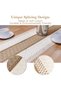 Table Runner for Home Decor with Tassels 72 Inches Long Farmhouse Rustic Boho Table Runner Macrame B - 7