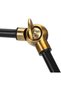 Adjustable E27 Wall Sconce Swing Arm Lamp for Kitchen or Bathroom Lighting Iron Black 1-Pack - 5