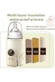 Fast Heating Portable Bottle Warmer, 6 Temp Milk Warmer with Smart Temperature Control & Night Light - 7