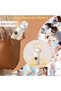 Fast Heating Portable Bottle Warmer, 6 Temp Milk Warmer with Smart Temperature Control & Night Light - 6