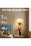 Set Of 2 Wireless Wall Light, مصباح جداري, Battery Operated Wireless Sconces, Adjustable Bendable De - 4