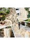 مفرش طاولة من الشاش الأزرق مقاس 10 × 35 بوصة، مفرش طاولة من الشاش الشفاف بتصميم بوهو ريفي، ديكور طاولة قابل للغسل - 6