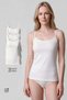 Women's Cotton 3-Pack Basic Tank Top (No Adjustable Straps), White