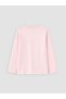 Two Mt Shop Quality Lcw Kids Pink Combed Cotton Embroidered Standard & Regular Long Sleeve Girls' T-Shirt - 3