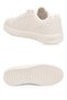 White Lace-Up, Thick Sole, Unisex Walking and Athletic Sneakers Foor - 5