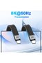 كابل USB C قصير 240 واط، كابل شحن ونقل بيانات USB Type C PD يدعم نقل البيانات بسرعة 40 جيجابت في الثانية، متوافق مع USB4 - 4
