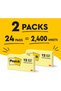 Sticky Notes 654, Canary Yellow, 3x3 in, 2 Pack, 24 Pads - 2