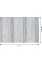 Blue PVC Place Mat - 8