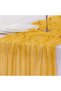 Cheesecloth Table Runner Fall Boho Wedding Birthday Party Home Decor - 6