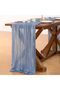 Cheesecloth Table Runner Fall Boho Wedding Birthday Party Home Decor - 4