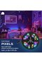 2M USB LED Light Strip - RGB Light With Remote Control - Flexible Adhesive LED Backlight with Adjust - 4