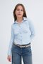 Lacing Detailed Shirt G6678 - 4