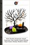Custom-Made Organizer with Deer Design Jewelry Stand—Black, Everyday Items, Women's Gift, Modern Decor