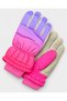 Girls'/Boys' Color-Blocked, Fur-Lined, Non-Slip, Water-Repellent Snow and Winter Gloves for Ages 9–15 - 3