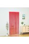 Boho String Door Curtain for Doorway, WineRed, 39"W × 110"L, 1 Panel - 2