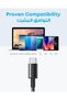 كابل USB من النوع A إلى النوع C، كابل USB إلى USB C (عبوة مزدوجة، طول 1.8 متر، لون أسود). - 2