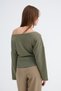 Boat Neck Long-Sleeve T-shirt B09016 - 6