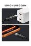 كابل USB C إلى USB C بقوة 100 واط، طول 2 متر، [عبوة من قطعتين] كابل من النوع C للآيفون، أسود اللون - 4