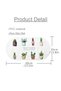 Botanical PVC Non-Slip Bath Mat - 4