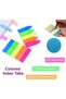 Sticky Tabs Page Markers, 500pcs Translucent Sticky Notes Book Tabs Colored Writable and Repositiona - 2
