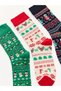 ESVAB • Modern & Exclusive New Year's Print Ankle Socks, 3-Pack - 3