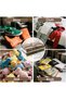 2 Pack Plastic Stackable Under Bed Storage with Wheels, 13.5 Gal Underbed Clothing Containers with L - 6