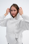 Hooded Sweatshirt with Brushed Inside S224